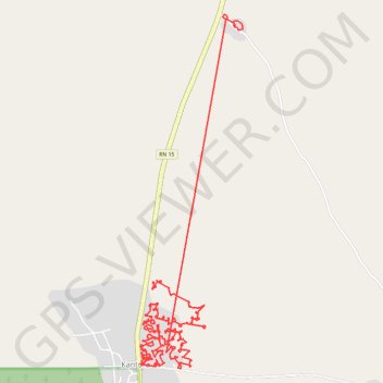 Itinéraire KANTRO MADI, distance, dénivelé, altitude, carte, profil, trace GPS
