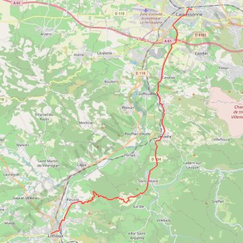 Itinéraire Sortie de Solesmes, distance, dénivelé, altitude, carte, profil, trace GPS
