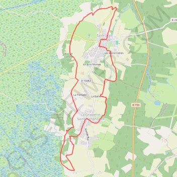 Itinéraire Olerando Saint-Jean-d'Angle, distance, dénivelé, altitude, carte, profil, trace GPS