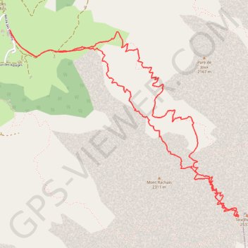 Itinéraire Tête Pelouse, distance, dénivelé, altitude, carte, profil, trace GPS