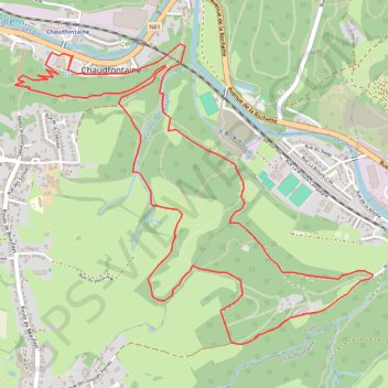 Itinéraire Le Bois les Dames au départ de Chaudfontaine, distance, dénivelé, altitude, carte, profil, trace GPS