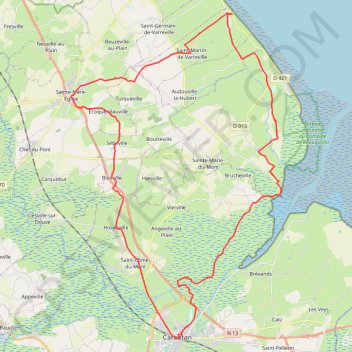 Itinéraire Voie 2ème DB : Boucle Neptune, distance, dénivelé, altitude, carte, profil, trace GPS