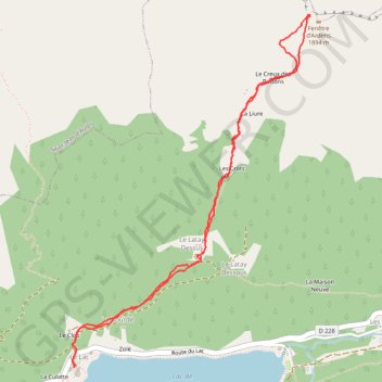 Itinéraire Fenêtre d'Ardens, distance, dénivelé, altitude, carte, profil, trace GPS