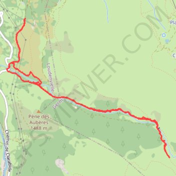 Itinéraire Randonnée Raquettes Loudenvielle, distance, dénivelé, altitude, carte, profil, trace GPS