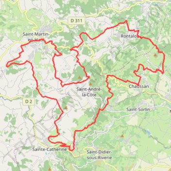 Itinéraire 2026-1er mai 45-23232505, distance, dénivelé, altitude, carte, profil, trace GPS