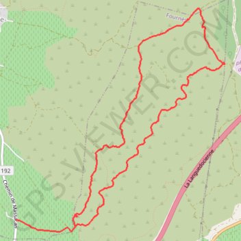 Itinéraire La Grand Combe Saint-Hilaire-d'Ozilhan - Remoulins, distance, dénivelé, altitude, carte, profil, trace GPS