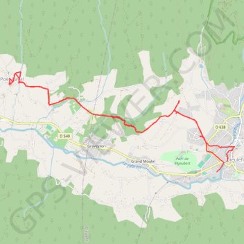 Itinéraire Dieulefit, distance, dénivelé, altitude, carte, profil, trace GPS
