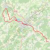 Itinéraire Vesoul et boucle de Courlis, distance, dénivelé, altitude, carte, profil, trace GPS