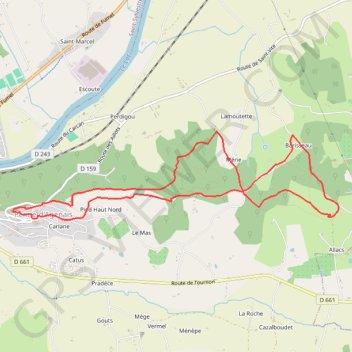 Itinéraire Penne-d'Agenais, sur le plateau Saint-Michel - Pays de la vallée du Lot, distance, dénivelé, altitude, carte, profil, trace GPS