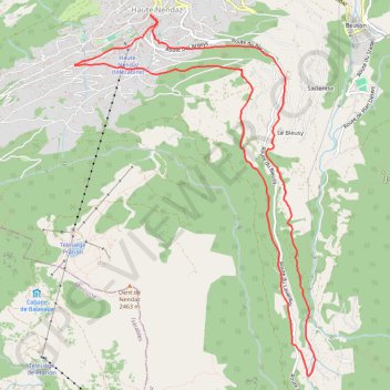 Itinéraire Randonnée Bisse du Milieu - Bisse Vieux, distance, dénivelé, altitude, carte, profil, trace GPS