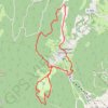 Itinéraire La Combe de fer, distance, dénivelé, altitude, carte, profil, trace GPS