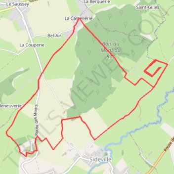 Itinéraire Parcours trail 9 km, distance, dénivelé, altitude, carte, profil, trace GPS