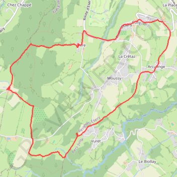 Itinéraire Randonnée en boucle depuis Reignier-Ésery, distance, dénivelé, altitude, carte, profil, trace GPS