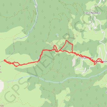 Itinéraire Roche Plane (Beaufortain), distance, dénivelé, altitude, carte, profil, trace GPS