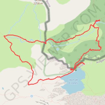 Itinéraire Lac d'Estaens par l'Escalé Aigues Tortes, distance, dénivelé, altitude, carte, profil, trace GPS