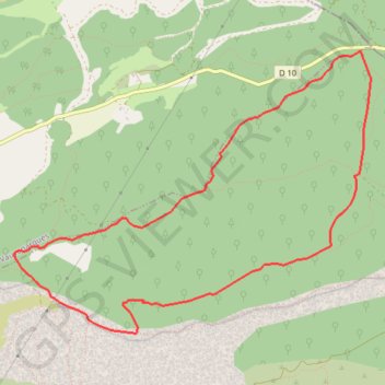 Itinéraire Vauvenargues - Malivert, distance, dénivelé, altitude, carte, profil, trace GPS