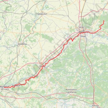 Itinéraire GR 655 Est, distance, dénivelé, altitude, carte, profil, trace GPS