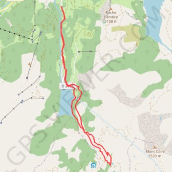 Itinéraire Le Bersend, Lacs de Saint-Guérin et des Fées, distance, dénivelé, altitude, carte, profil, trace GPS