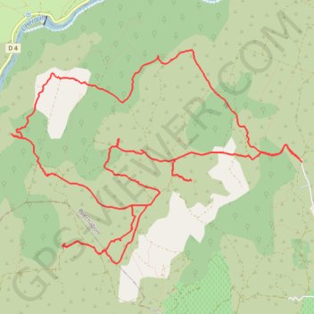 Itinéraire Puechabon, distance, dénivelé, altitude, carte, profil, trace GPS
