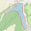 Itinéraire Tour du lac de la Mouche-Saint-Ciergues, Perrancey-les-Vieux-Moulins, distance, dénivelé, altitude, carte, profil, trace GPS