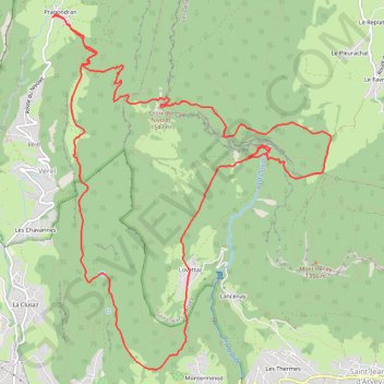 Itinéraire Croix du Nivolet, distance, dénivelé, altitude, carte, profil, trace GPS