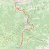 Itinéraire GR 86 : Bagnères-de-Luchon - Montréjeau, distance, dénivelé, altitude, carte, profil, trace GPS