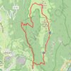 Itinéraire Crêt de la Goutte (01), distance, dénivelé, altitude, carte, profil, trace GPS