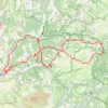 Itinéraire Le causse Noir, distance, dénivelé, altitude, carte, profil, trace GPS