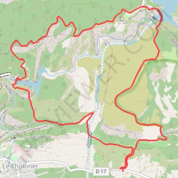 Itinéraire Lacs Bimont et zola à partir de la D17, distance, dénivelé, altitude, carte, profil, trace GPS