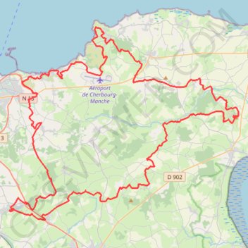 Itinéraire la_connerie_100_bornes, distance, dénivelé, altitude, carte, profil, trace GPS