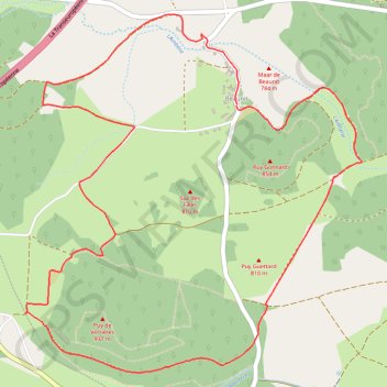 Itinéraire La Narse de Beaunit, distance, dénivelé, altitude, carte, profil, trace GPS