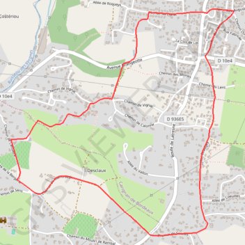 Itinéraire Circuit Jean-Baptiste Bizieux, distance, dénivelé, altitude, carte, profil, trace GPS