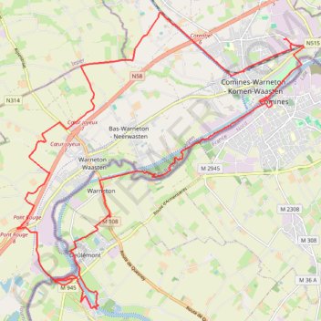 Itinéraire VTT A - France, distance, dénivelé, altitude, carte, profil, trace GPS