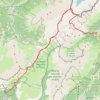 Itinéraire Traversée Buet Gare - Plaine Joux par Cheval Blanc, Buet, et les Frêtes, distance, dénivelé, altitude, carte, profil, trace GPS