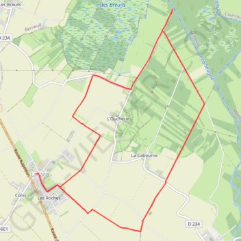 Itinéraire Circuit des sources - La Jard, distance, dénivelé, altitude, carte, profil, trace GPS
