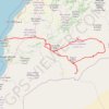 Itinéraire Maroc 2018, distance, dénivelé, altitude, carte, profil, trace GPS