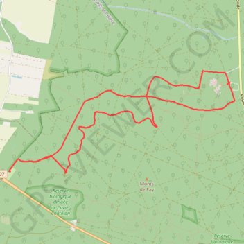 Itinéraire Marche Nordique, Bas bréau, distance, dénivelé, altitude, carte, profil, trace GPS