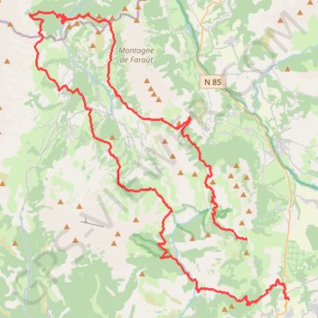 Itinéraire Traversée du Dévoluy en 2 jours, distance, dénivelé, altitude, carte, profil, trace GPS