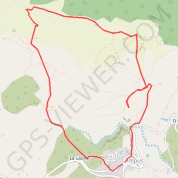 Itinéraire Ampus dolmen et Notre-Dame-de-Spéluque (chapelle), distance, dénivelé, altitude, carte, profil, trace GPS
