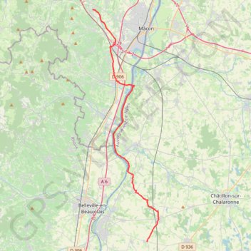 Itinéraire 22a prissé - cesseins 36, distance, dénivelé, altitude, carte, profil, trace GPS