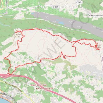 Itinéraire Le Gros Cerveau, distance, dénivelé, altitude, carte, profil, trace GPS