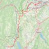 Itinéraire ViaRhona de Genève à Belley, distance, dénivelé, altitude, carte, profil, trace GPS