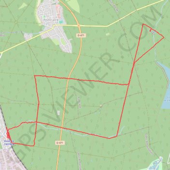Itinéraire En forêt d'Armainvilliers, distance, dénivelé, altitude, carte, profil, trace GPS