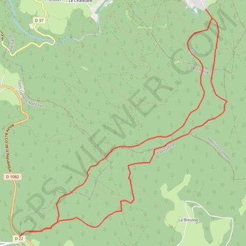 Itinéraire Boucle Le Bessat 3 Croix Le Bessat, distance, dénivelé, altitude, carte, profil, trace GPS