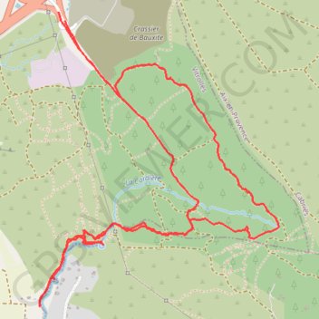 Itinéraire La source de l'Infernet, distance, dénivelé, altitude, carte, profil, trace GPS