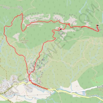 Itinéraire Cirque de Mourèze, distance, dénivelé, altitude, carte, profil, trace GPS