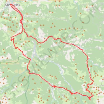 Itinéraire Vallée du Salat, distance, dénivelé, altitude, carte, profil, trace GPS