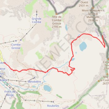 Itinéraire alain prop- Baisse de Druos, distance, dénivelé, altitude, carte, profil, trace GPS
