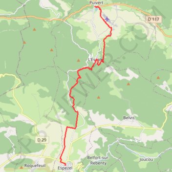 Itinéraire 30-JUIL-16 12:23:30, distance, dénivelé, altitude, carte, profil, trace GPS