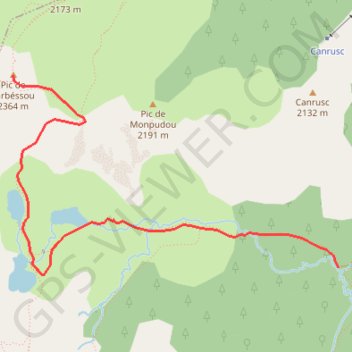 Itinéraire Etangs des Rabassoles, distance, dénivelé, altitude, carte, profil, trace GPS